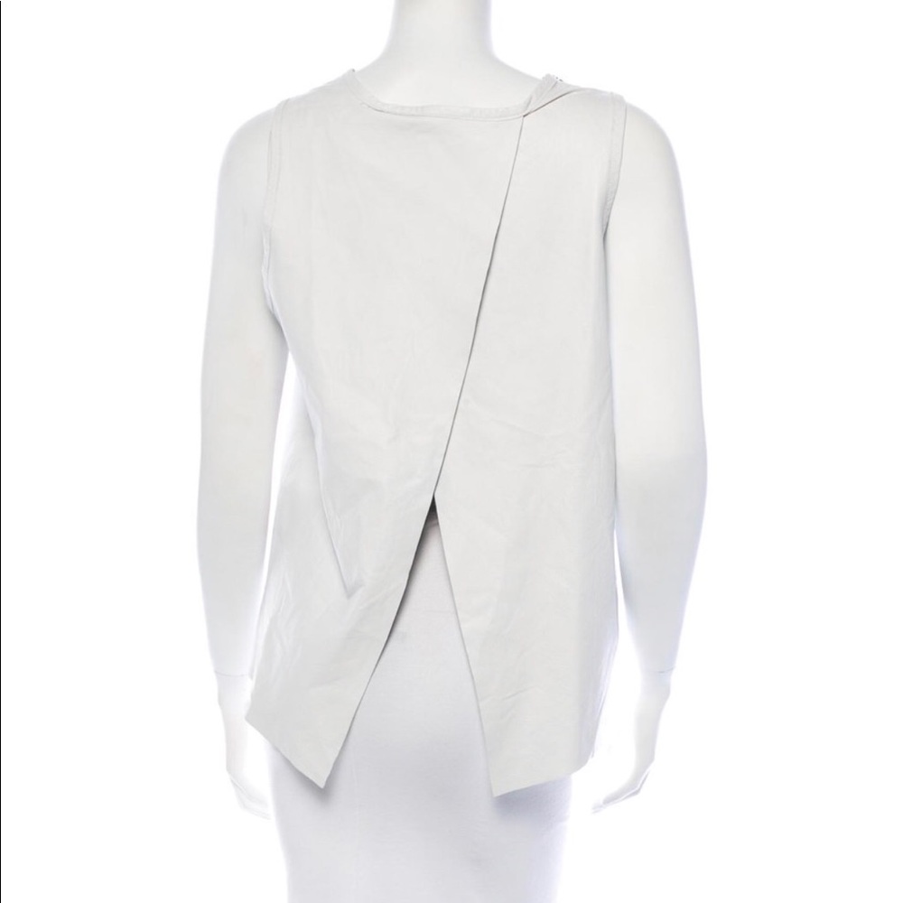Leather Rag & Bone leather top statement piece - Picture 3 of 3